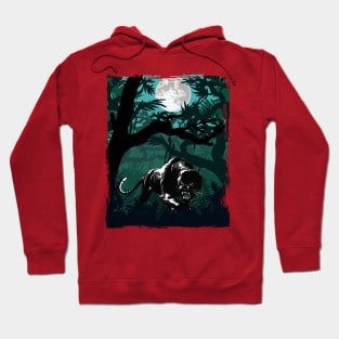 Black Panther In The Jungle Hoodie